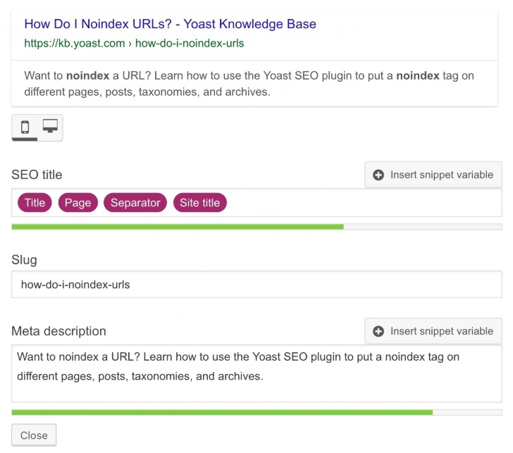 Yoast - Free SEO Tools - WordPress SEO Plugin - Screen Shot