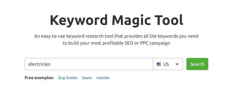 Keyword Magic Tool - Keyword Research Tool