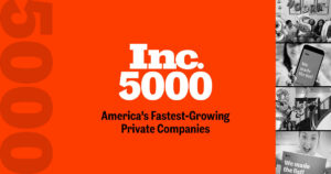 Logo for the Inc, 5000 America's Fastest-Growing Private Companies List