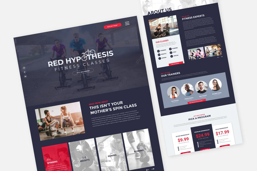 Red Hypothesis Website theme thumbnail